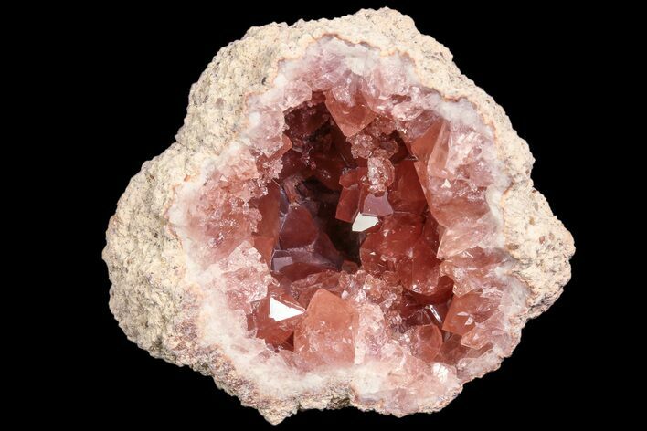 Pink Amethyst Geode (NEW FIND) - Argentina #84491